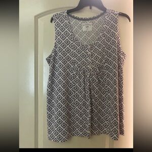 New Sleeveless Blouse by Riders Sz XL